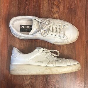 Golden Goose PURE White Women’s Sneakers Size 8